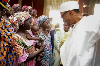 REMARKS BY PRESIDENT MUHAMMADU BUHARI AT THE RECEPTION FOR THE RECENTLY RELEASED 21 CHIBOK SCHOOL GIRLS AT THE STATE HOUSE, ABUJA OCTOBER 19, 2016  