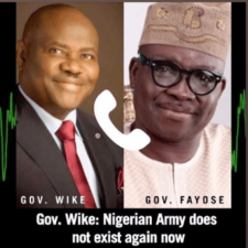 Another Audio recording exposes Fayose, Wike on Rivers rerun