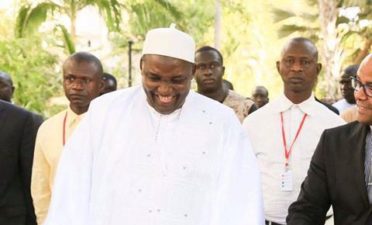 Barrow leaves Gambia with Buhari, other West African leaders