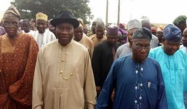 Drama as Jonathan visits Obasanjo’s village