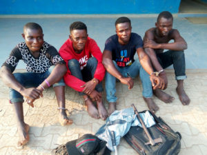 Ogun police arrests 4 armed robbery suspects