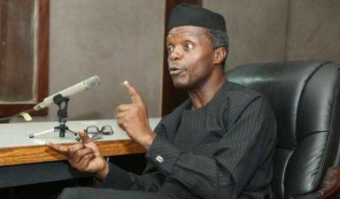 Why I rejected four bills, Osinbajo tells N/Assembly