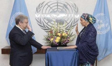 Amina Mohammed sworn-in as UN Deputy Secretary-General