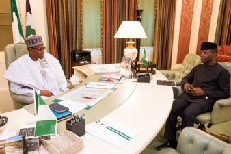 Buhari finally takes charge, resumes work Monday