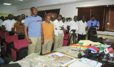 Police arrests, parades leaders of Peace Corps