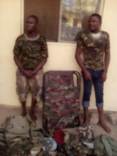 Ogun Security: Police arrests 2 fake soldiers