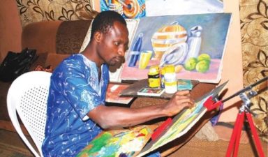 Buhari Gwabare is deaf-mute, but his art speaks volumes