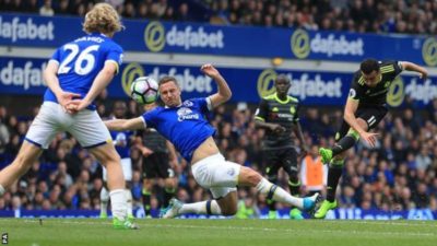 Everton 0 – 3 Chelsea in Sunday outing