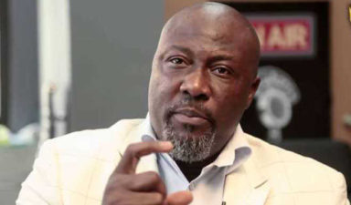 Kogi West wants Dino Melaye recalled as constituents take protest to INEC office