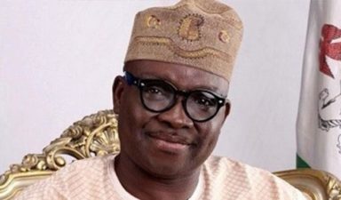 God is visiting APC with anger, more confusion coming, Fayose says as he mocks party for having 3 Acting National Chairmen in 1 day