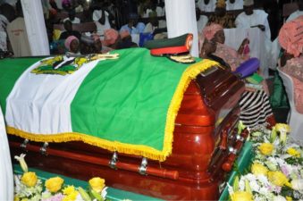 South West governors, top military officers, others pay respect to late Gen Adebayo in Ibadan