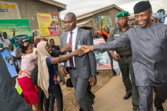 Joy on Nigerians’ faces as Acting President visits Abuja market of commoners