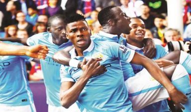 Manchester City beat Crystal Palace 5-0 to go 3rd