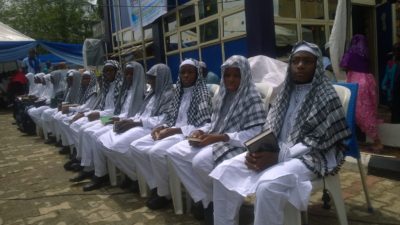 Photo News: Final year pupils of Mimbar Children School, Bodija , Ibadan during their 2016/2017 Recognition Day and Walimah ceremony on Sunday.