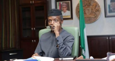 Osinbajo inaugurate new minister, asks them to concentrate on economic recovery plans