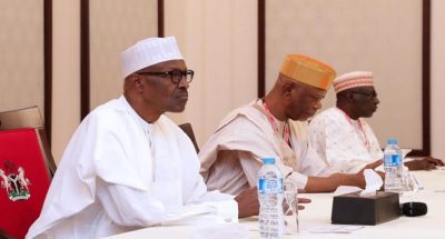 Buhari meets APC, PDP in 1st meeting of national unity, says it’s maturity of democracy