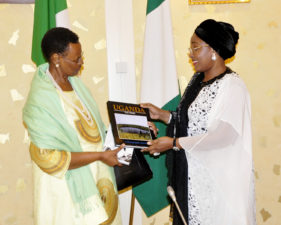 Aisha Buhari receives Uganda’s First Lady, Museveni, reiterates resolve on issues of women, children