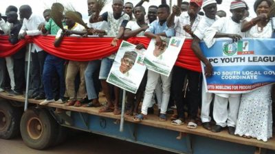 Pro-Buhari rally shuts down Abakaliki