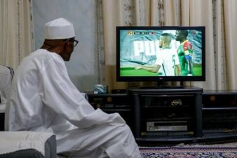 LEISURE: How social media activists react to President Buhari’s photo watching football matches