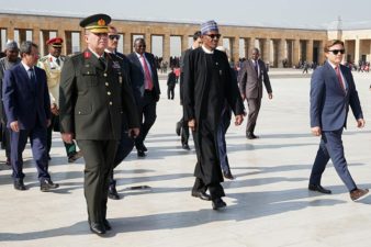 President Buhari visits Mausoleum of Turkey’s founding father, lauds relations between Nigeria, Turkey