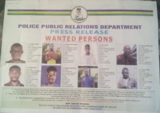 Killings: Rivers Police declares 8 wanted