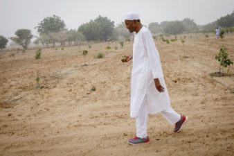 Buhari visits farm, inspects cattle, jets out to France