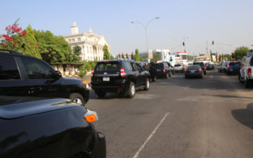 VP Osinbajo’s convoy stops for accident on express in Abuja