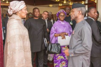 Osinbajo receives UN Deputy Secretary-General Amina Mohammed in Abuja
