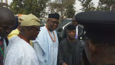 Day Nigeria’s Vice President Osinbajo set Ekiti agog, as Buhari’s Political Adviser, Ojudu, buries father-in-law
