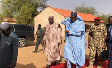 Dapchi Schoolgirls Kidnap: Buhari reassures parents children will be rescued, returned safely, as President visits Yobe
