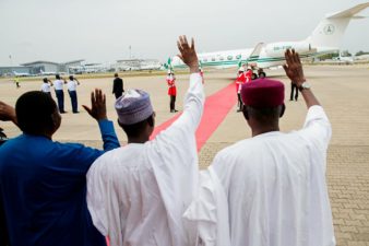 Buhari heads to London for routine medical review, after receiving letters of credence from Bostwana, Lebanon, Netherlands’ Ambassadors