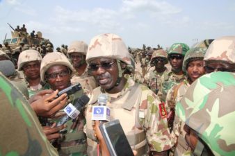 Security situation under control, Buratai assures Nigerians as Kaduna monarch lauds Army
