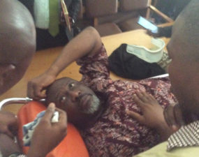 Dino Melaye arraigned in stretcher, granted N90m bail but re-arrested