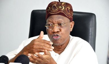15 agencies failed to remit N8.1trn to federation account under Jonathan, says Lai Mohammed