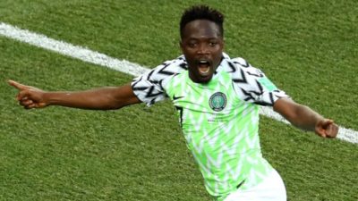 GOOOOOAL! Ahmed Musa hands Nigeria’s Eagles next stage by 2-0 victory over Iceland