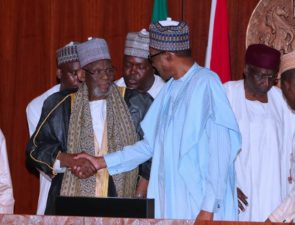 I’m inexorably committed to developing Nigeria, Buhari says as Sheikh Tijjani Inyass visits Presidency