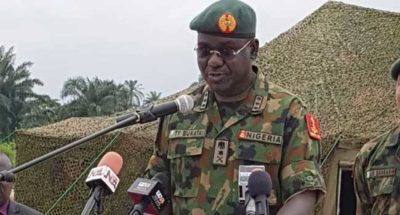 Security: Army will continue to work for common good, Buratai assures Nigerians