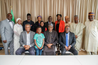President Buhari meets with Nigerian Embassy staff, concludes successful visit to the Netherlands