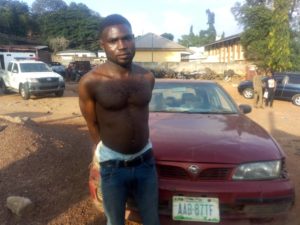 Ex-convict arrested in Ogun for stealing car days after release from prison