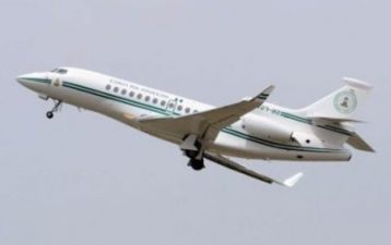 Buhari airborne, way back to Nigeria from New York