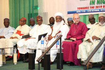 Sultan of Sokoto, Archbishop Welby, Cardinal Onaiyekan advocate acrimony-free 2019 elections