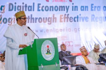 SPEECH BY HIS EXCELLENCY, MUHAMMADU BUHARI, PRESIDENT OF THE FEDERAL REPUBLIC OF NIGERIA, AT THE OPENING CEREMONY OF THE 2018 e-NIGERIA INTERNATIONAL CONFERENCE AND EXHIBITION, ORGANISED BY THE NATIONAL INFORMATION TECHNOLOGY DEVELOPMENT AGENCY (NITDA), HOLDING AT THE INTERNATIONAL CONFERENCE CENTRE, ABUJA ON MONDAY 5TH NOVEMBER, 2018