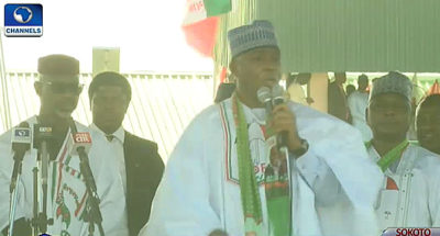 Only Atiku can unite Nigeria, tackle insecurity, Saraki speaks at PDP’s Sokoto campaign, says North West is PDP zone