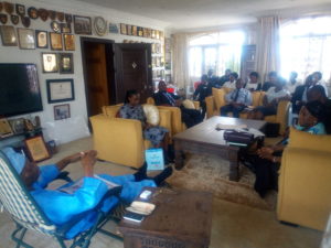 Society of International Law visits Bola Ajibola