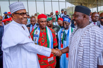 Buhari launches APC Presidential Campaign Council, puts Tinubu in full charge, on 24-hour-vigil over campaign