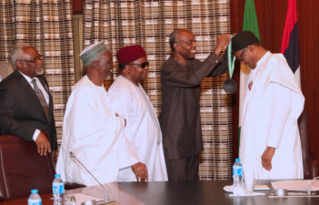 I won’t disappoint, President Buhari assures, as he becomes Nigerian Media Merit Award Grand Patron