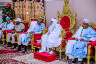 Photo News: Buhari visits Emir of Gwandu