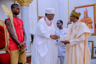 Fighting corruption is important to my administration, Buhari says at Oba of Benin’s Palace
