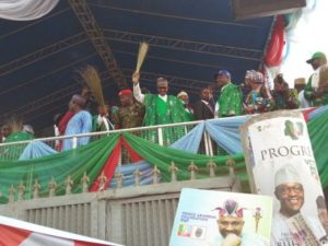 #NigeriaDecides: Buhari takes campaign to South West, urges Nigerians to reject Atiku, PDP candidates