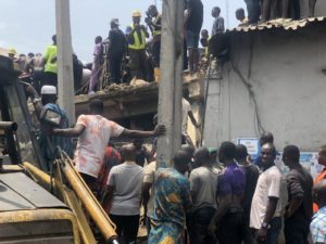 Scores of school pupils feared dead, many injured as 3-storey building collapses in Lagos
